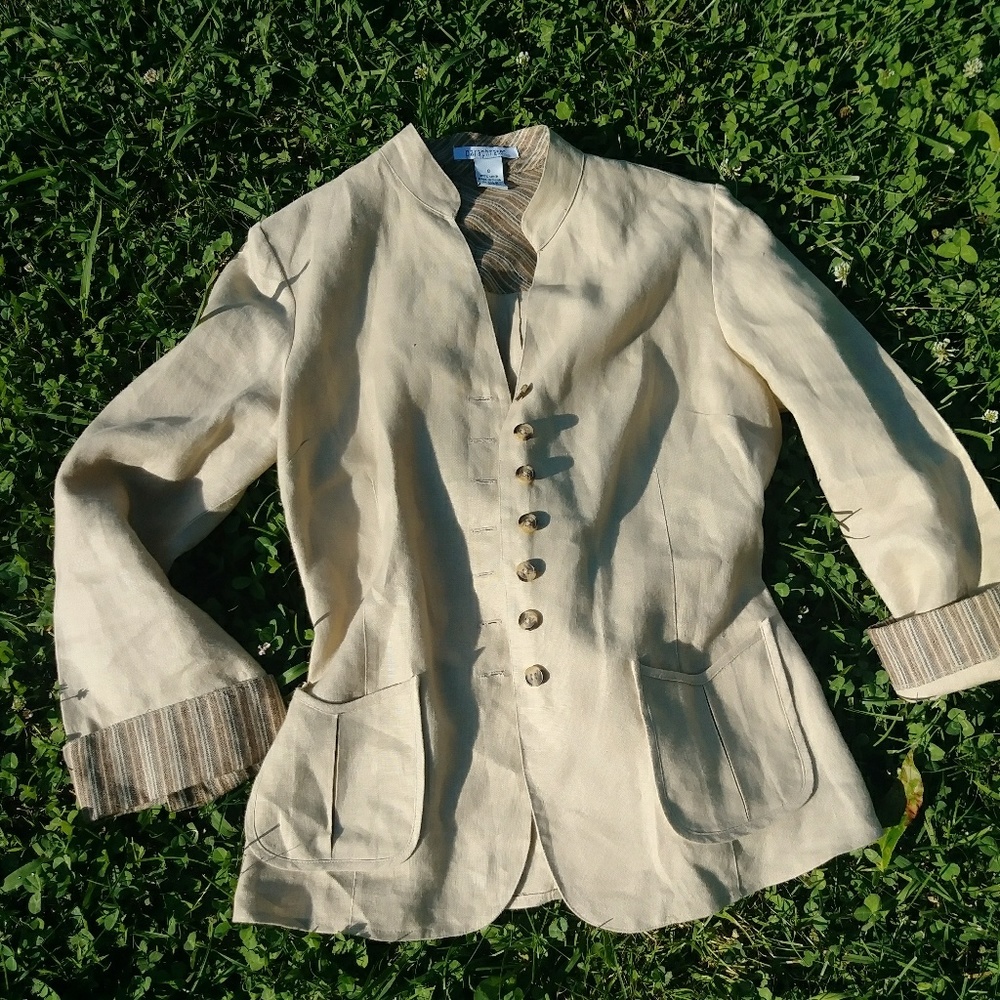Paraphrase 100% linen jacket